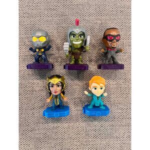 Marvel Bundle McDonalds Toys 2020 Train Link Superhero Figurines Set Wasp Hulk